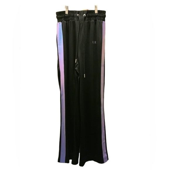 Diesel P-rozyn Black Trousers Side Stripe Tracksuit Bottoms In Sz S - Picture 4 of 11